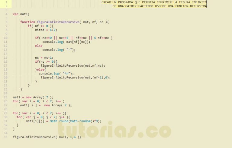 Recursividad Javascript Figura Infinito Recursivo Tutorias Co