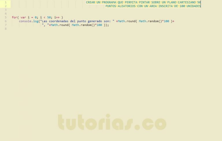 Ciclo For Javascript Puntos Aleatorios Sobre El Plano Cartesiano