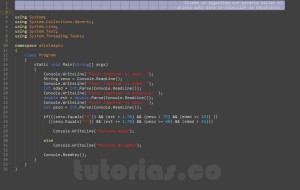 programacion en visualStudio: el atleta apto