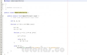 programacion en java: numeros perfectos