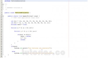 programacion en java: vectores disjuntos