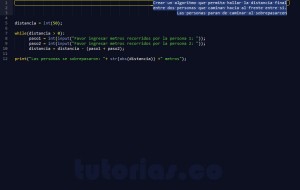 programacion en python: distancia entre dos personas