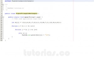 programacion en java: figura triangulo rectangulo