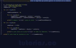 inventarioAlmacenPython