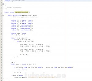 programacion en java: demostrar leyes logicas distributivas