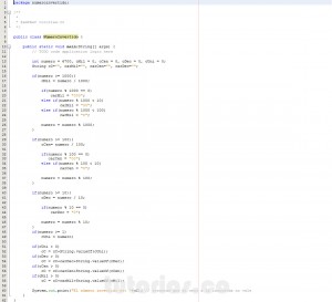 programacion en java: numero invertido