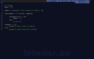 programacion en python: numero primo