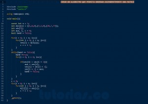 programacion en C++: ordenar los datos de una matriz