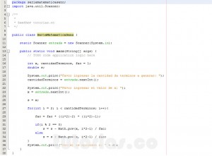 programacion en java: serie matematica SENO