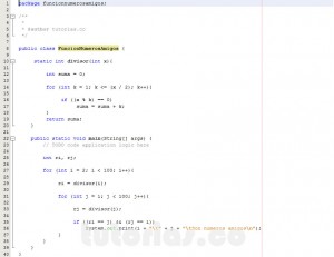 programacion en java: hallar los numeros amigos del 1 al 100