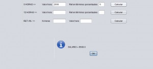 Resultado ejecucion programa calculo de salario