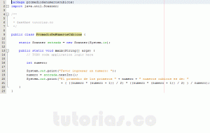 programacion en java: promedio de numeros cubicos