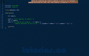 programacion en C++: suma de numeros multiplos de tres