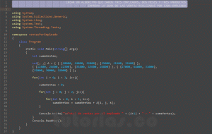 programacion en c#: ventas por empleado