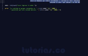 programacion en python: cantidad de fruta consumida