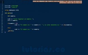programacion en c++: numero en valor absoluto