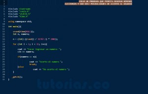 programacion en c++: numeros aleatorios acertados