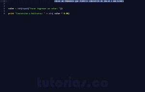 programacion en python: conversion dolar a bolivares