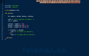 programacion en c++: numero capicua