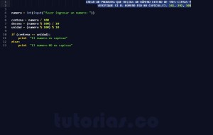 programacion en python: numero capicua