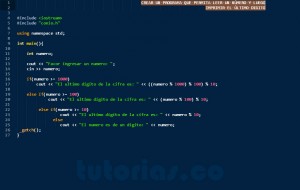 programacion en c++: el ultimo digito de un numero