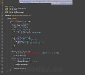 programacion en c#: cantidad de multiplos decenales