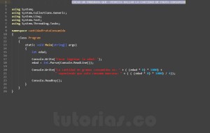 prograamcion en c#: cantidad de fruta consumida