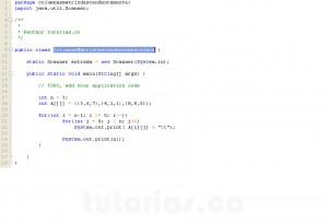 programacion en java: columnas matriz descendentemente