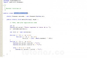 programacion en java: figura n matriz