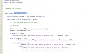 programacion en java: primer digito de una cifra