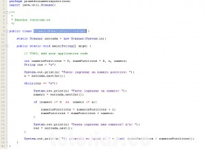 programacion en java: promedio de numeros positivos