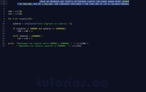 programacion en python: contador de salarios
