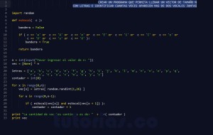 programacion en python: vocales continuas