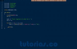 programacion en c++: generar caracteres ascii