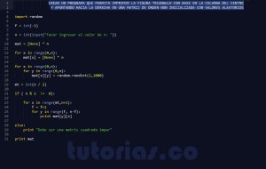 programacion en python: figura triangulo hacia la derecha