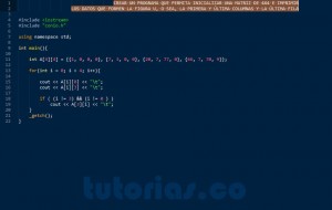 programacion en c++: figura U