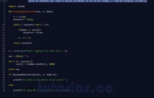 programacion en python: funcion busqueda secuencial