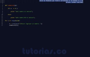 programacion en python: funcion natural