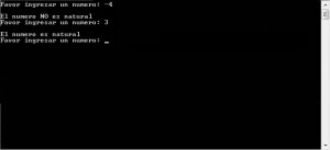 resultado ejecucion programa: funcion natural