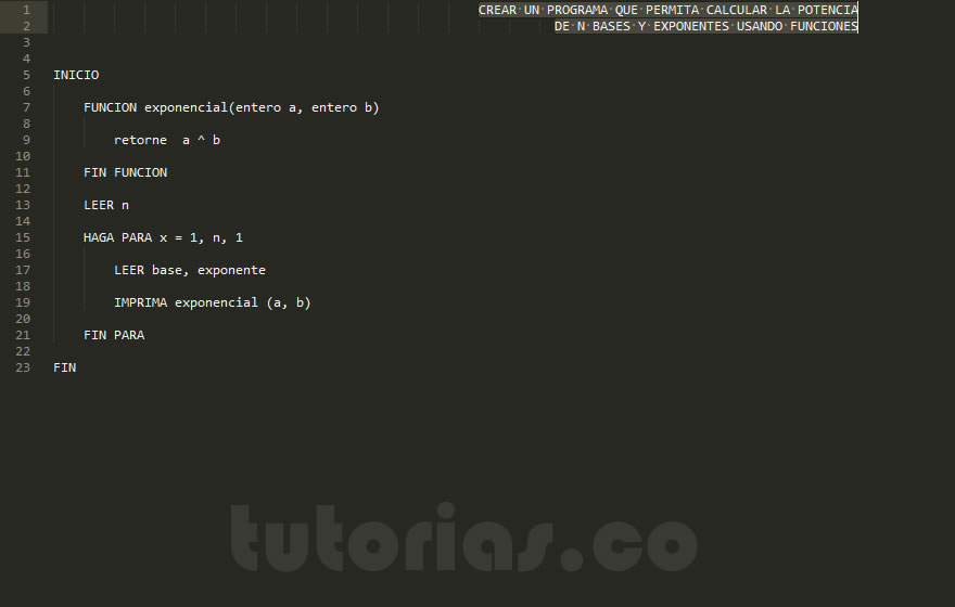 funcionExponencial | Tutorias.co