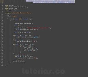 programacion en c#: intercambiar vector posiciones pares