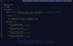 programacion en python: la brujula virtual