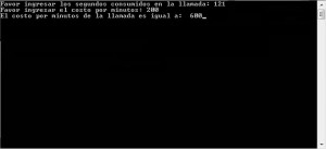 resultado ejecucion programa: llama por cobrar en minutos
