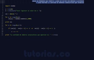 programacion en python: cantidad de numeros consecutivos