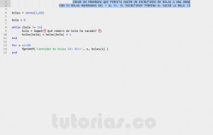 programacion en matLab: escrutinio de bolas