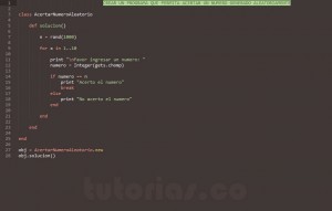 programacion en ruby: numero acertado