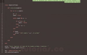 programacion en ruby: mostrar los numeros primos menores a un valor