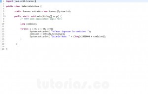 programacion en java: salario neto