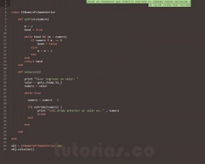 programacion en ruby: el numero primo anterior