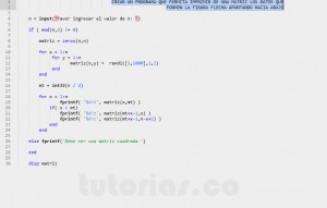 programacion en matLab: figura flecha inferior